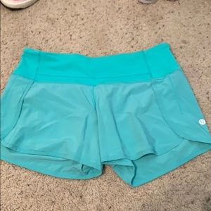 Terquoise lulu shorts